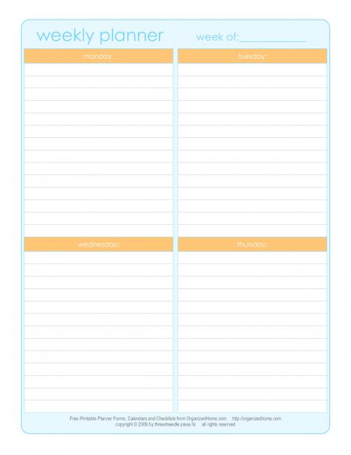 household notebook free printables for an organized home organized home